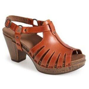 Dansko Randa Women's Leather Platform Sandals